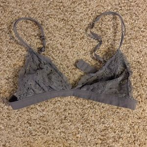 Urban Outfitters grey lace bralette